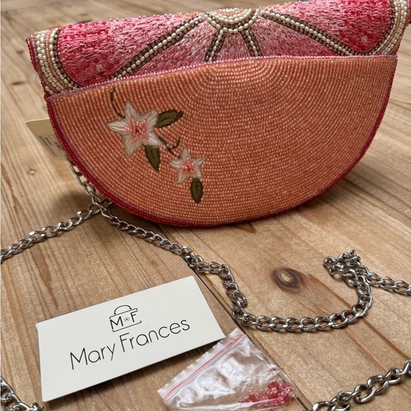 Mary Frances “Citrus in Paradise” Beaded Crossbody Bag | NWT - Picture 3 of 6